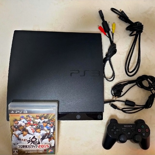 PlayStation3(プレイステーション3)のPS3 本体 PlayStation3 CECH-3000A 中古プロスピ エンタメ/ホビーのゲームソフト/ゲーム機本体(家庭用ゲーム機本体)の商品写真