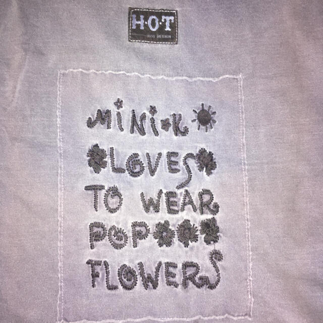 大きいサイズ　グレービンテージ感のある刺繍Tシャツ メンズのトップス(Tシャツ/カットソー(七分/長袖))の商品写真