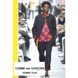 コムデギャルソンオムプリュス(COMME des GARCONS HOMME PLUS)の春から活躍コムデギャルソンオムプリュスビッグドットネイビーオレンジジャケット(テーラードジャケット)