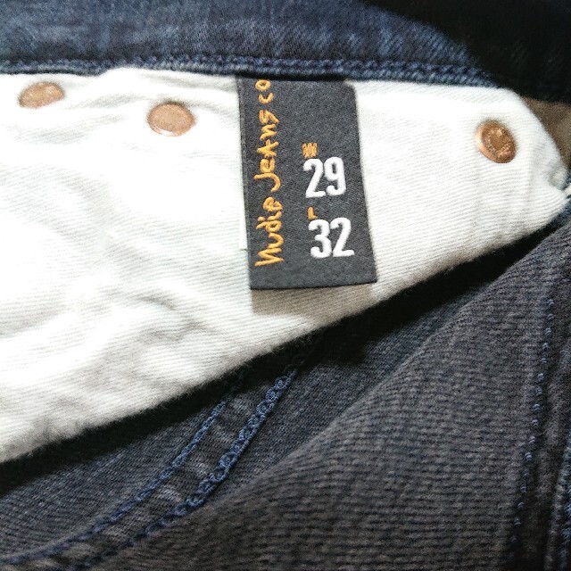 Nudie Jeans(ヌーディジーンズ)の美品 Nudie Jeans THINFINN BLUE STRIKE W29 メンズのパンツ(デニム/ジーンズ)の商品写真