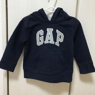 ベビーギャップ(babyGAP)のbaby Gap フードパーカー　トレーナー　裏起毛(Tシャツ/カットソー)