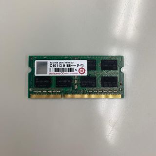 トランセンド(Transcend)の【ひろべ様専用】Transcend ノートPC用メモリ 4GB(PCパーツ)