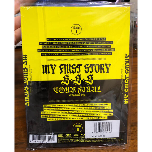 ONE OK ROCK(ワンオクロック)のMY　FIRST　STORY『S・S・S　TOUR　FINAL　横浜アリーナ』 エンタメ/ホビーのDVD/ブルーレイ(ミュージック)の商品写真