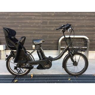 ブリヂストン(BRIDGESTONE)の地域限定　ビッケ　bikke　子供乗せ　グレー　神戸市　電動自転車(自転車本体)