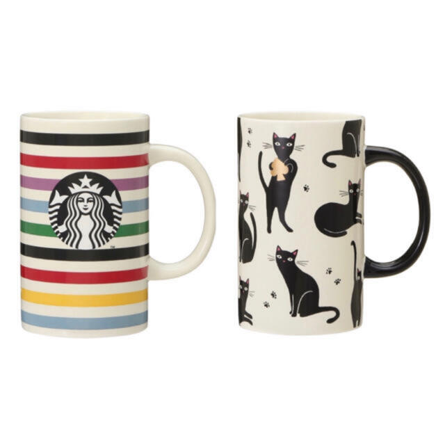 STARBUCKS × ケイト・スペード マグカップ キャット 限定マグカップ