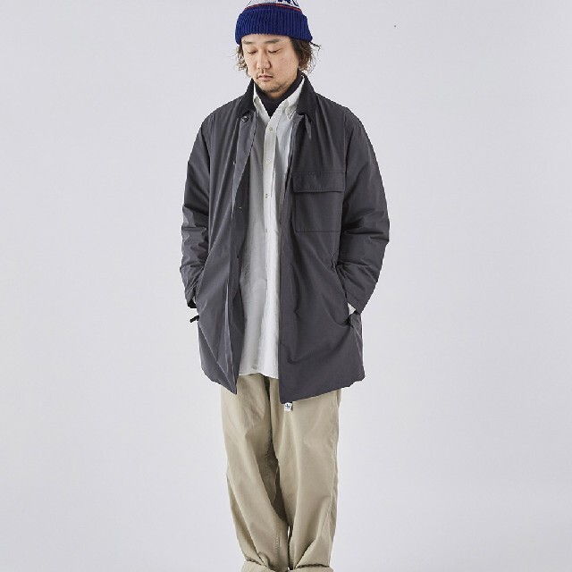 nanamica(ナナミカ)のnanamica GORE-TEX coverall coat gray M メンズのジャケット/アウター(ステンカラーコート)の商品写真