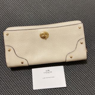 コーチ(COACH)のコーチ　長財布/白　(財布)