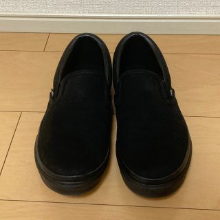 ヴァンズ(VANS)のVANS スリッポン スニーカー オールブラック 24.5cm レディース(スリッポン/モカシン)