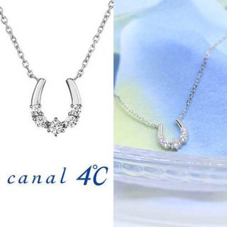 カナルヨンドシー(canal４℃)のcanal 4°C♡ホースシューモチーフネックレス(ネックレス)