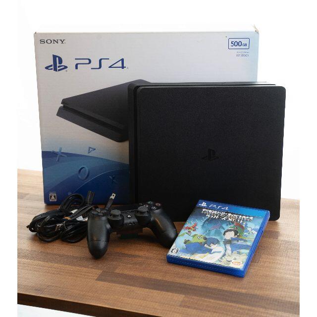 PlayStation4 プレステ4 500GB 本体　ブラック + ソフト1本