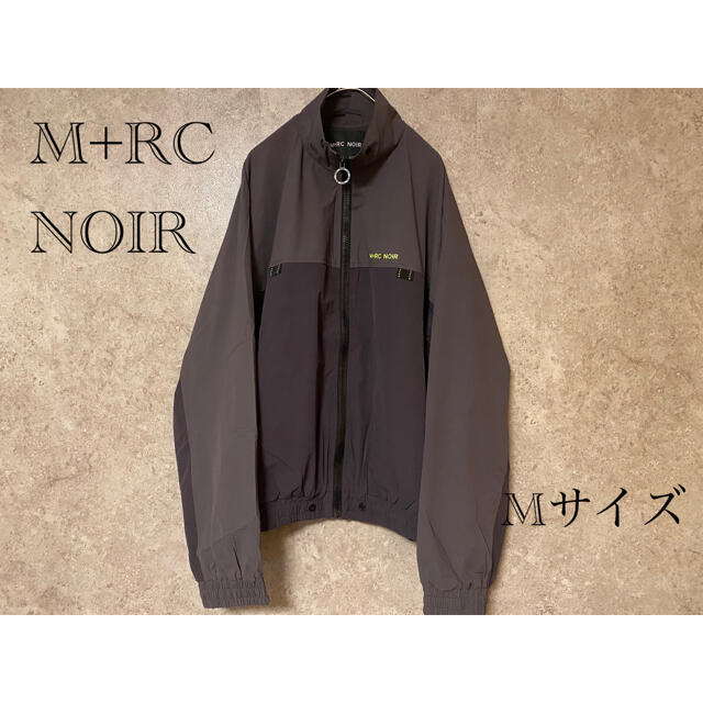 新品 マルシェノア ナイロンジャケット m+rc noir ロゴ Mサイズメンズ