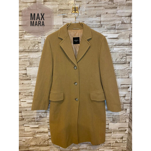 【美品】MaxMara WEEKEND チェスターコート キャメルカラー