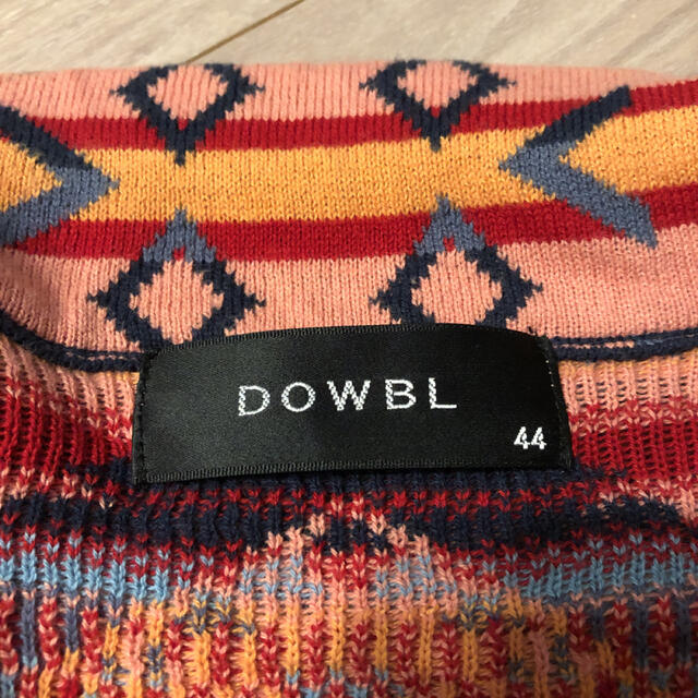 DOWBL(ダブル)のDOWBL ネイティブ柄ニットテーラードジャケット メンズのジャケット/アウター(テーラードジャケット)の商品写真