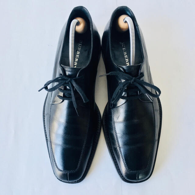 BURBERRY - BURBERRY/バーバリー 革靴 Uチップ 黒 24.5cm 除菌・消臭済み