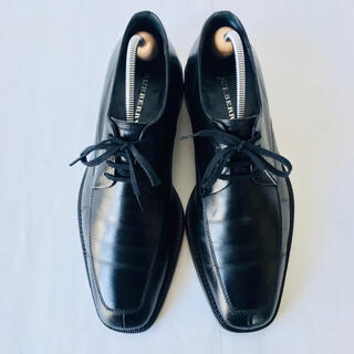 バーバリー(BURBERRY)のBURBERRY/バーバリー 革靴 Uチップ 黒 24.5cm 除菌・消臭済み(ドレス/ビジネス)