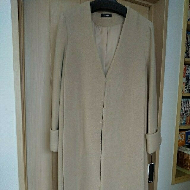 新品☆スコットクラブ ノーカラーコート-