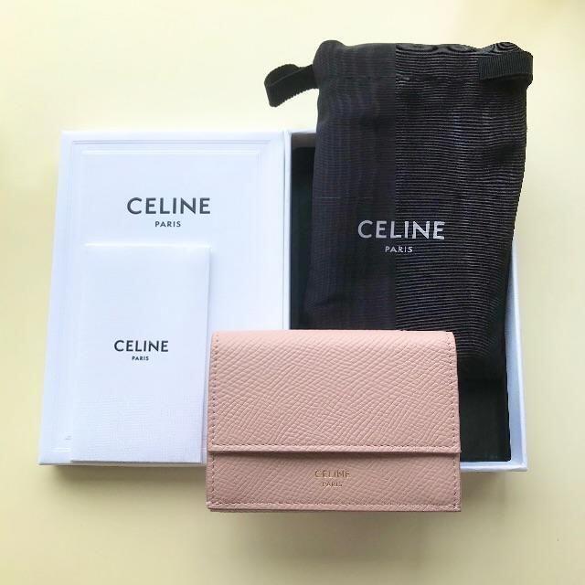 celine(セリーヌ)のceline 未使用【送料込】完売/折りたたみコンパクトウォレット レディースのファッション小物(財布)の商品写真