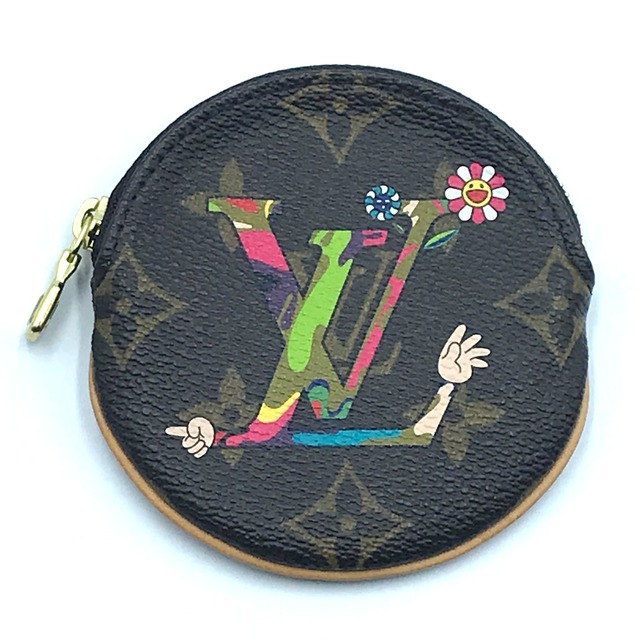 ルイヴィトン LOUIS VUITTON ポルト モネ ロン 村上隆コラボ M95563