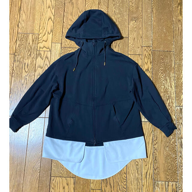 UNITED ARROWS(ユナイテッドアローズ)の32670円RERACSリラクスジップパーカースエット重ね着風コートインナー レディースのトップス(パーカー)の商品写真