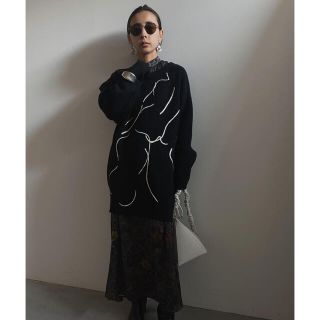 アメリヴィンテージ(Ameri VINTAGE)のAmeri❤︎NUDE LINE KNIT(ニット/セーター)