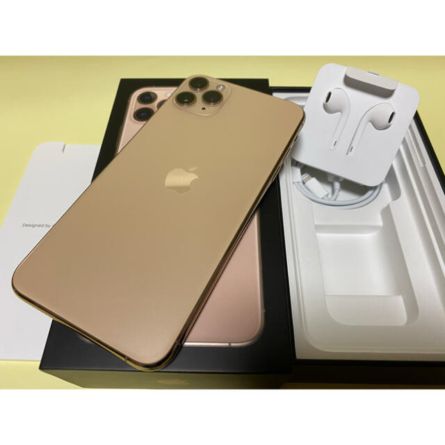 iPhone - 新品同様 SIMフリー iPhone11 pro max 256GB ゴールドの通販 ...