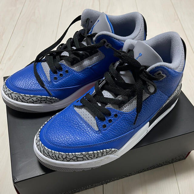 NIKE(ナイキ)のAir Jordan 3 Blue Cement エア ジョーダン 3 27cm メンズの靴/シューズ(スニーカー)の商品写真