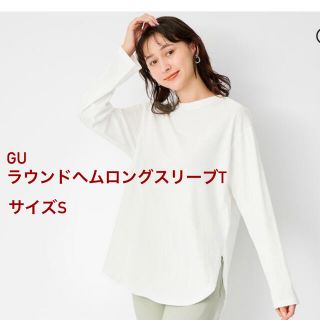 ジーユー(GU)のGUラウンドヘムロングスリーブT(Tシャツ(長袖/七分))