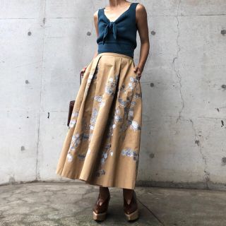 アメリヴィンテージ(Ameri VINTAGE)のAMERI LILY BELL SKIRT(ロングスカート)