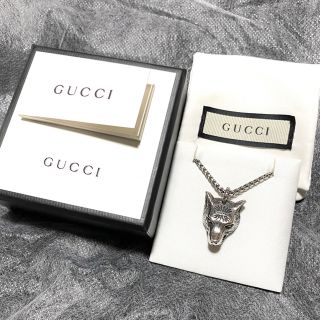 グッチ(Gucci)のGUCCI ウルフネックレス(ネックレス)