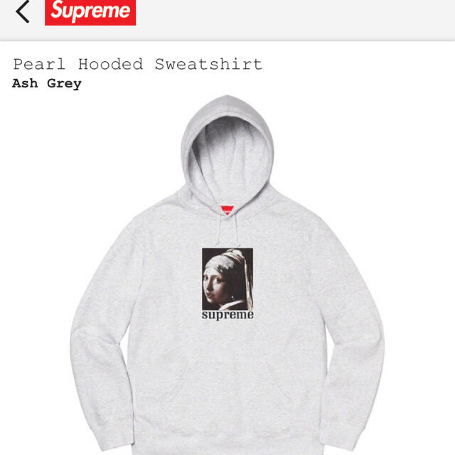 Supreme 20FW Pearl Hooded Sweatshirt 黒