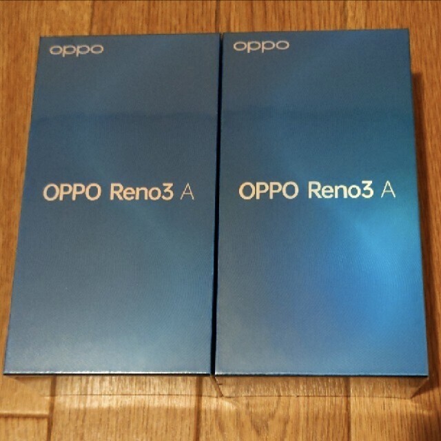 正式的 OPPO Reno3A（ワイモバイル版）白黒2台セット スマートフォン本体