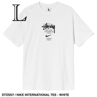 ステューシー(STUSSY)のSTÜSSY / NIKE INTERNATIONAL TEE - WHITE(Tシャツ/カットソー(半袖/袖なし))