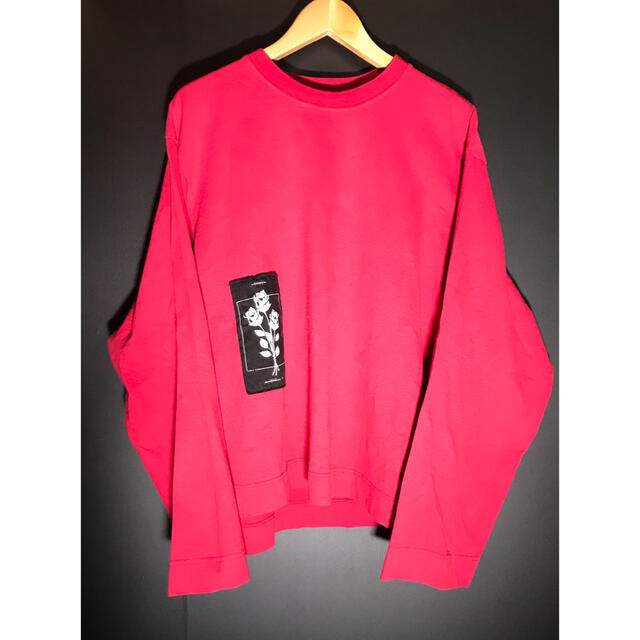 Jieda(ジエダ)のJieDa PATCH LONG SLEEVE T-SHIRT RED 1 レディースのトップス(Tシャツ(長袖/七分))の商品写真