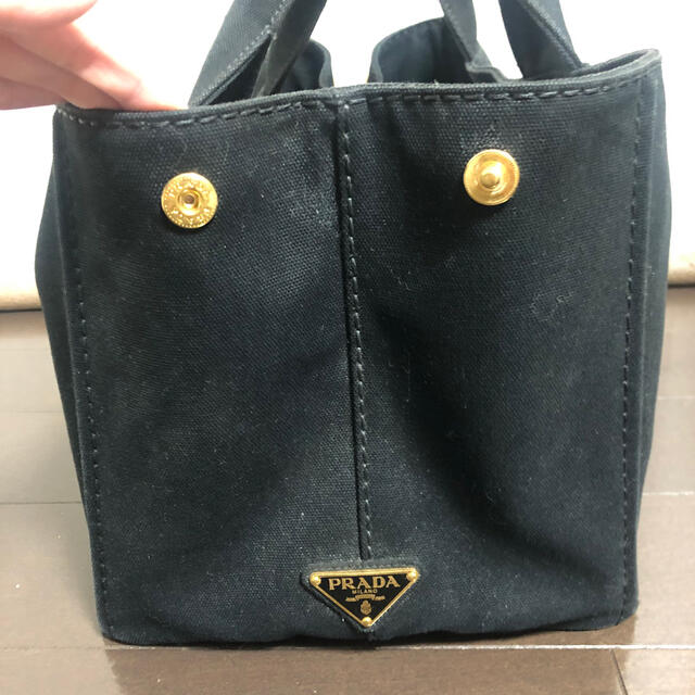 PRADA(プラダ)の愛唯0714様専用　prada バッグ　カナパ　ブラック レディースのバッグ(ハンドバッグ)の商品写真