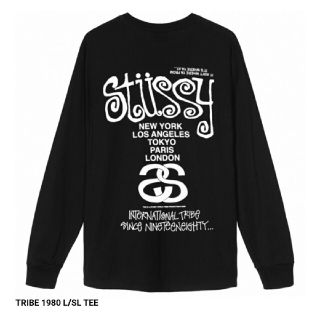 ステューシー(STUSSY)のStussy TRIBE 1980 L/SL TEE Tシャツ スリーブ(Tシャツ/カットソー(七分/長袖))