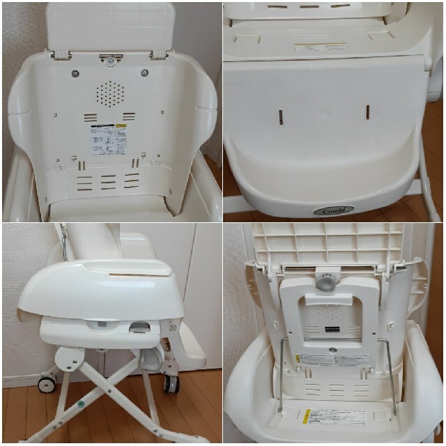 美品 コンビ ハイローチェア ネムリラ