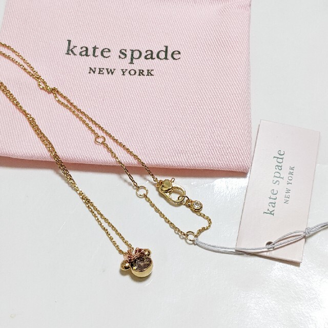 kate spade new york(ケイトスペードニューヨーク)の【新品】kate spade ケイトスペード ネックレス ミニーマウスペンダント レディースのアクセサリー(ネックレス)の商品写真