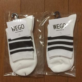 ウィゴー(WEGO)のWEGO レディースラインソックス 2足(ソックス)