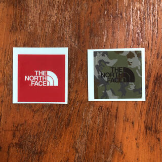 ザノースフェイス(THE NORTH FACE)のノースフェイス ミニステッカー　ロゴ　赤迷彩セット(その他)