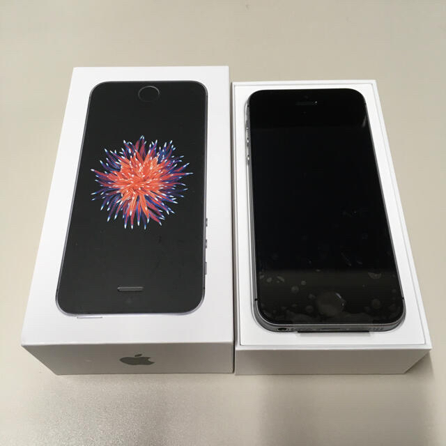 【美品】iPhone SE Space Gray 64 GB SIMフリー