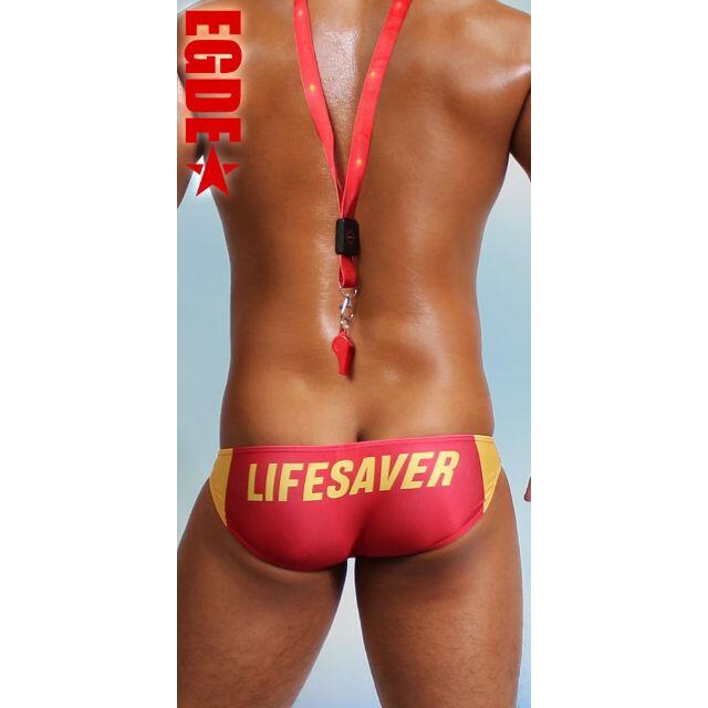 EGDE・LIFESAVER ビキニ・赤×黄・Sサイズの通販 by ひろりん's EGDE・LIFESAVER ビキニ・赤×黄・Sサイズの通販 by ひろりん's