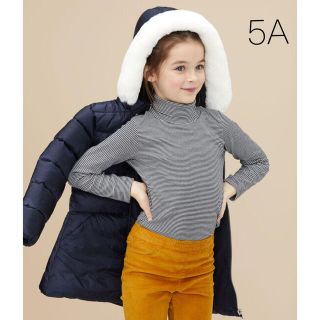 プチバトー(PETIT BATEAU)の新品未使用  プチバトー  ミラレ  タートルネック  Tシャツ  5ans(Tシャツ/カットソー)