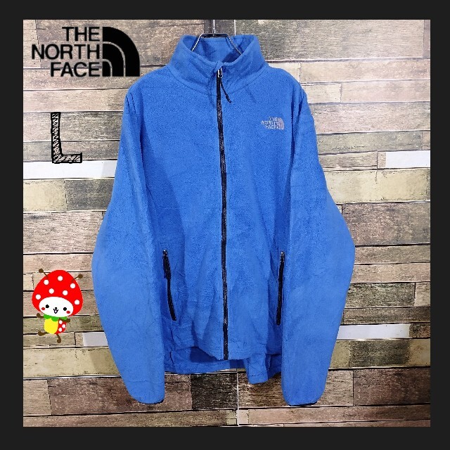 THE NORTH FACE(ザノースフェイス)のノースフェイス 厚手 フリース L 青 オーバーサイズ メンズのジャケット/アウター(その他)の商品写真