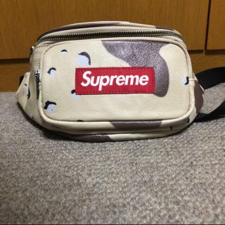 シュプリーム(Supreme)のleather bag(ウエストポーチ)