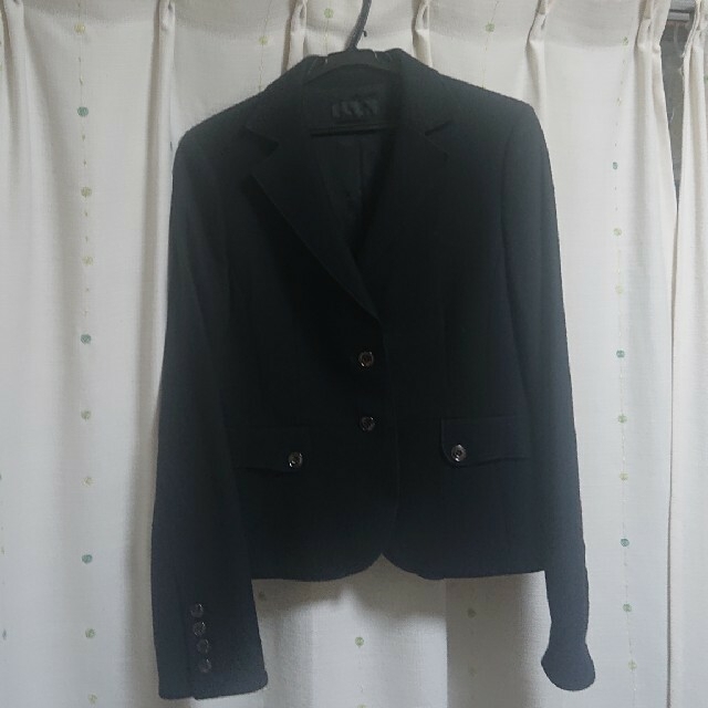 ICB(アイシービー)のICB大きいサイズ13号(XL)黒パンツスーツ レディースのフォーマル/ドレス(スーツ)の商品写真