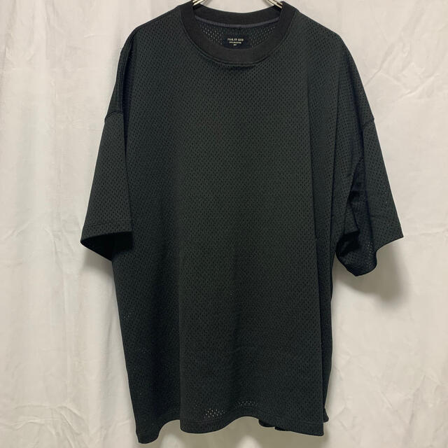 FEAR OF GOD 無地 メッシュT ブラック Lサイズ