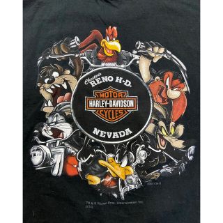 ハーレーダビッドソン(Harley Davidson)の古着　HARLEY DAVIDSON  LooneyTunes コラボ Tシャツ(Tシャツ/カットソー(半袖/袖なし))