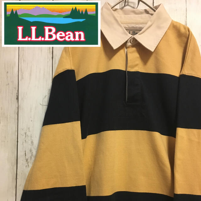 90s エルエルビーン L.L.Bean ボーダーラガーシャツ