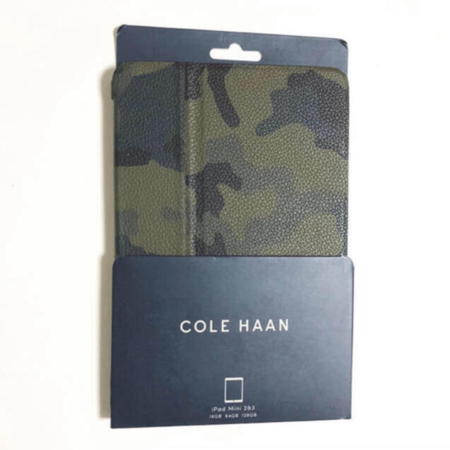 Cole Haan(コールハーン)のコールハーン iPad mini 1/2/3 本革スタンドケース カモフラージュ スマホ/家電/カメラのスマホアクセサリー(iPadケース)の商品写真