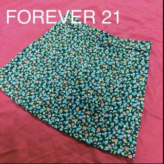 フォーエバートゥエンティーワン(FOREVER 21)の新品 F21 フラワーミニ(ミニスカート)